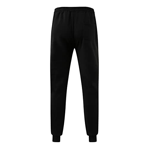 Mens Heavyweight Fleece Workout Joggers Loose Fit Gym Athletic Pants Cozy Loose Baggy Travel Pants4