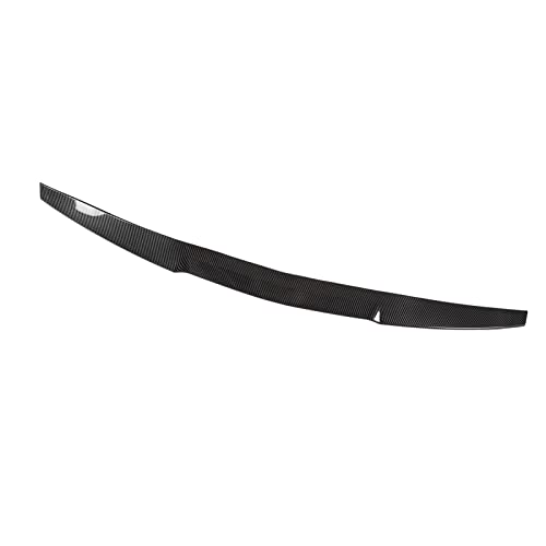 Sucie Trunk Rear Spoiler, 3.9Ft/121Cm Universal Carbon Fiber Rear Trunk Spoiler Lip With Adhesive, Car Rubber Spoiler Wing Kit For Universal Car Trunk #TOP6
