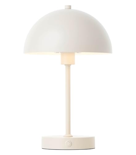 Palmina 901, draadloze tafellampen, oplaadbare tafellampen van aluminium, draadloos, 4400 mAh, beschermingsklasse IP54, tafellamp voor buiten/binnen/kaki
