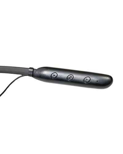 Image of TRYTO TML 510 Groove Air Neckband, 35 Hours Playtime, Type C Fast Charging, BT V5.2, 10MM Drivers with Copper Rings, Crystal Clear Sound, IPX5 Water & Sweat Resistant (Black)