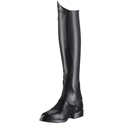 Ego7 Mini Chaps Lyra en noir en cuir pleine fleur haut de gamme