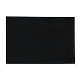 FLEOR 11.4 x 17 Inch Blank Guitar Bass Pickguard Sheet DIY Guitar Pickguard Backplate Scratch Plate Material,3Ply Black