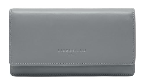 LIEBESKIND Berlin Geldbörse Damen Slam Leder I Geldbörse Damen groß I viel Platz, viele Fächer & Münzfach mit Reißverschluss I Leder Portemonnaie Damen I Damengeldbörse groß mit RFID-Schutz