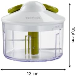 Tefal 5 Second Chopper Manual Chopper 500ml, White & Green, K1330404