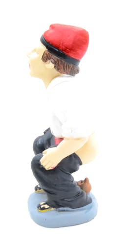 BETTER WITH FRIENDS - Groß XXL - Versteckte Krippenfigur 15 cm - Finde die Weihnachtsfigur, Krippen-Szenen-Set, Jesus - 3 Könige - Keramikfigur, Braun