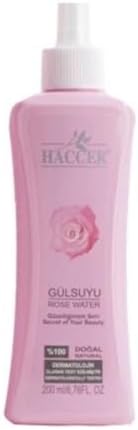 HACCER NATURAL GÜL SUYU 200 ML (GIDALARDA KULLANILABİLİR) - Görsel 1