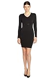 3/4 Ärmellänge: Wolford Gilda Kleid für Damen, Schwarz/Schwarz, Klein