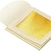 SIM GOLD LEAF Lot de 50 Feuilles d'or 45 mm X 45 mm 24 carats sur Base