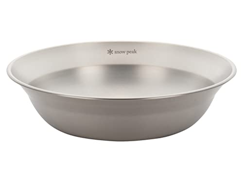 Snow Peak SP Tableware Plate L Stainless Steel 8.3in Camping Outdoor Japan