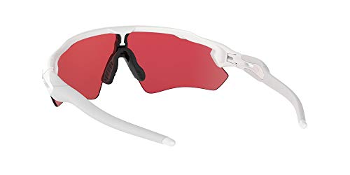 Oakley Men's Oo9208 Radar Ev Path Rectangular Sunglasses, Polished White/Prizm Snow Sapphire Iridium, 38 Mm #TOP5