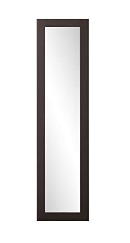 Brandtworks Bm2Thinh Modern Over The Door Full Length Dressing Mirror Matte Black Matte Black #TOP1