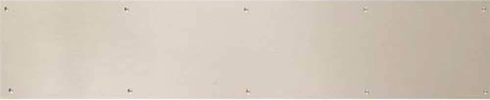 Don Jo 6 X 34-670 SATIN NICKEL ALUMINUM DOOR KICK PLATE 6 IN. X 34 IN