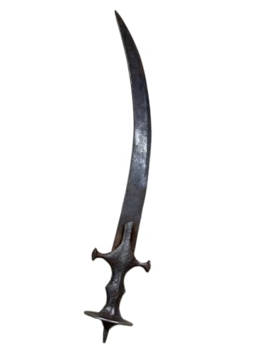 Antique Vintage 19th Century Curved Sword, Rare Collectible Period Piece