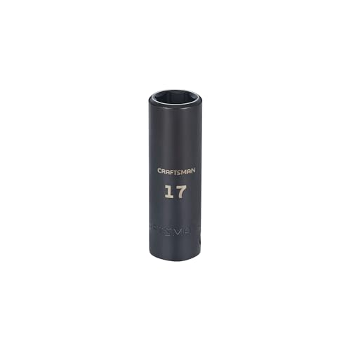 Image of CRAFTSMAN Deep Impact Socket, Metric, 1 /2-Inch Drive, 17mm (CMMT16078)