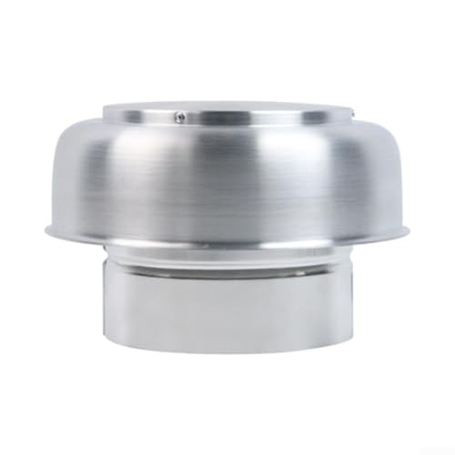 Lastdaytime Capuchon de pluie de toit de 133 mm en acier inoxydable 304, couvercle de cheminée, capot d'aération pour cheminées, facile à installer, résistant à la rouille (1)