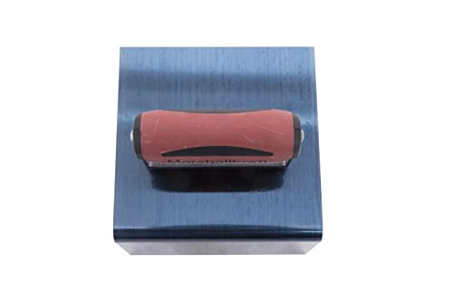 Marshalltown Outside Step Tool, 6 Inch By 6 Inch By 3-Inch, Durasoft Handle, 1/2-Inch Radius, Blue Stainless Steel, 175Bd #TOP3