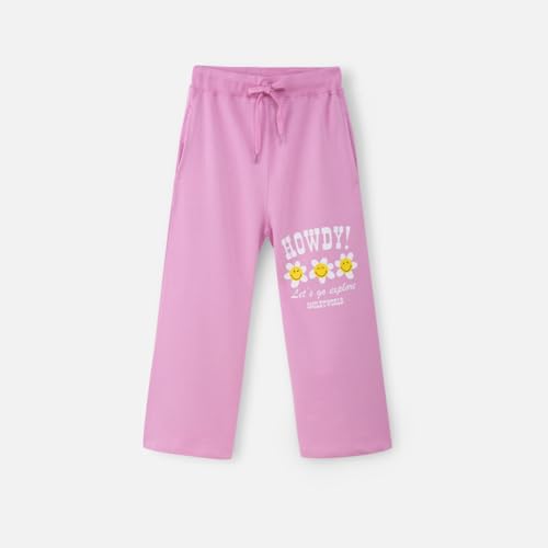 Image of Nap Chief Girls Cotton Official Cartoon Characters and Printed Co ord Set, Tshirt & Flared Pant Set for Casual Wear