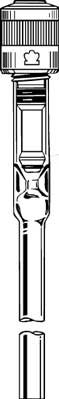 Kimble Chase VALVE STRT HI-VAC PTFE 8HI-VAC Straight Valve with PTFE Plug - KMBL