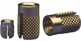 240-332-BR 10-32 Flush Press Insert Brass Lot of 25