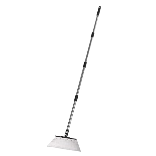 Luocute Pala Multifunzione per la Pulizia del Giardino, Acciaio Resistente, Utensile Manuale per Tagliaerba per Diserbo Scavare la Rimozione del Ghiaccio, per la Pulizia di Vialetti del