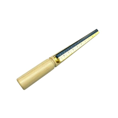TAURISH Wax Tube Ring Sizer Mandrel - Jewelry Ring Making Tool for Enlarging Carving Wax Tube Holes to Finger Sizes 2-14