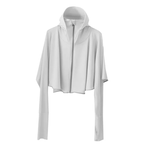 Veste protection solaire femme zippée et respirante pour la plage