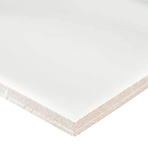 Msi Whisper White Handcrafted 4 In. X 12 In. Matte Ceramic Wall Tile For Bathroom, Kitchen Backsplash, Accent Wall Tile, And Shower Wall Tile #TOP4