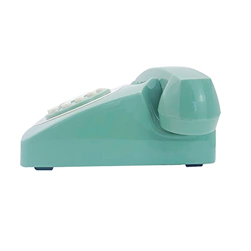 Teléfono fijo Beneno verde clásico con disco rotatorio miniatura 4