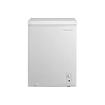 Cookology CCFZ142WH Freestanding Chest Freezer in White - 142 Litre Capacity - For Kitchens, Outbuildings & Garages - Adjustable Feet & Temperature Controls - 4 Star Freezer Rating