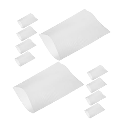 OSALADI 100pcs Thickened White Foam Packing Pouches for Moving Cushioning Bags for Glasses and Dishes Shockproof Packing Supplies for Fragile Items