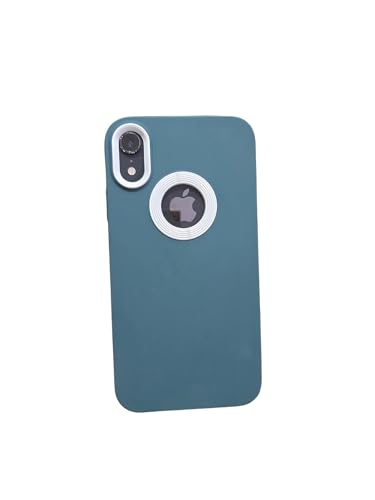 Image of Premium Candy Case for iPhone XR | Soft TPU Slim Back Cover | Shockproof Protective Case with Camera Guard | Lightweight Anti-Slip Grip Phone Cover - Teal Blue