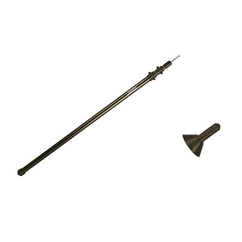 キャンプ望遠鏡ポール耐久性キャノピーは屋外シェードのための伸縮シェルターロッドをステークスキャンプキャンプテントポール