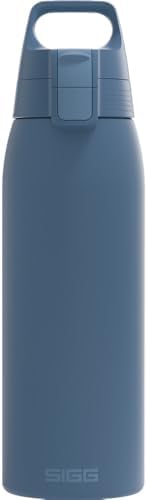 Sigg - Edelstahl Trinkflasche - Shield ONE - Einwandig & Federleicht - Für kohlensäurehaltige Getränke geeignet - Auslaufsicher - BPA-frei - Outdoor & Fitness - 750 ml / 1 L / 1,5