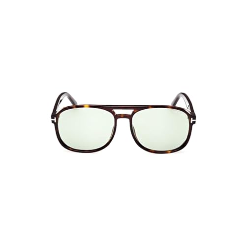 Tom Ford ROSCO FT 1022 Dark Havana/Green 58/16/140 unisex Sunglasses2