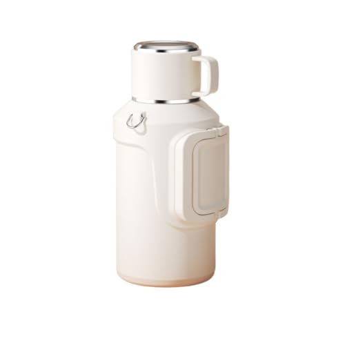 XPPX卓上ケトル 魔法瓶ケトル 1.5L/2.0L 大容量 316ステンレススチール お手入れ簡単 湯沸かし 茶こし付き 二重壁 軽量 漏れ防止 真空断熱 24H保温 保冷 取り外し可能なショルダーストラップ付き 紅茶 麦茶 学生用マグ 子供用 家庭用
