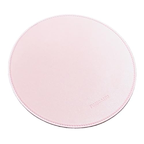 Furidamu おしゃれ マウスパッド 小型 [220x220mm] 4mm厚 ピンク色 小さめ ゲーミング オフィス マウスパッド 持ち運びに便利 防水 防油 耐熱 防汚 お手入れ簡単 滑り止め 高精度マウス対応