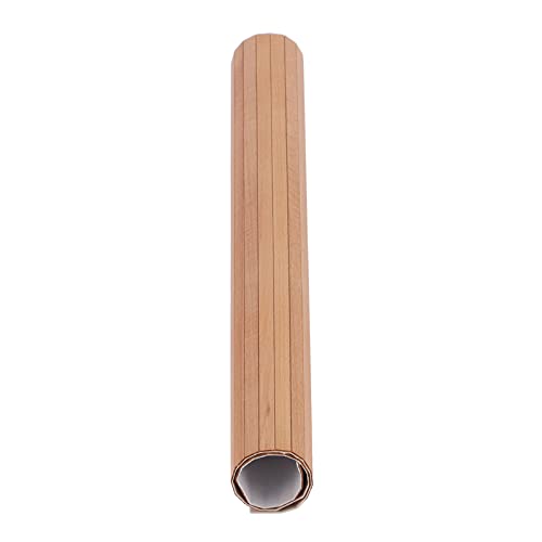 Fockety Suelo de Tiras de Madera Elegante en Miniatura para Casa de Muñecas para Decoración de Casa de Muñecas 1:12, Tablero de Suelo de Material de Madera Maciza Seguro para de de Bricolaje, 16,9