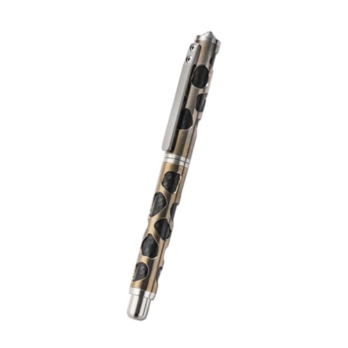 Stylo à bille EDC Hamans titane rechargeable avec clip de poche longue durée