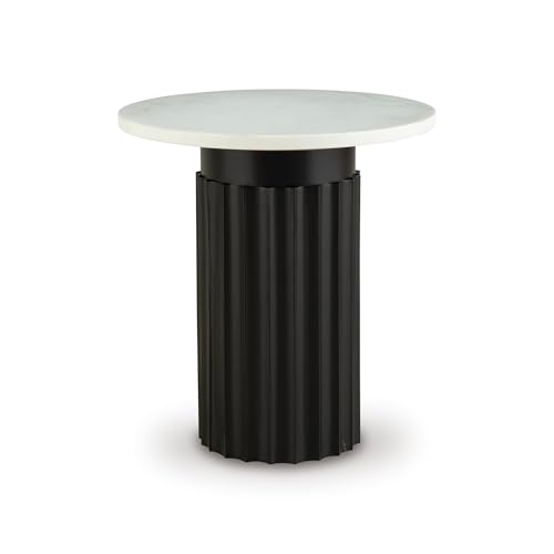 Signature Design by Ashley Wainstone Contemporary Accent Table wih Fluted