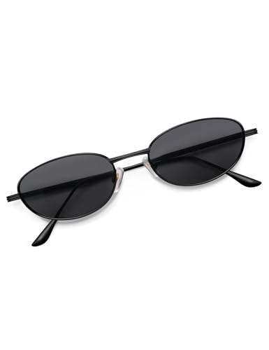 Retro Oval Sunglasses for Women Trendy Classic Shades Y2k Sunnies AP3747
