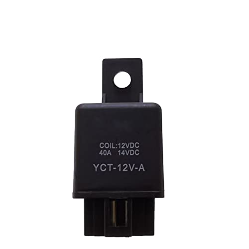 Relé de luz y energía 12V 40A de alta conductividad con 4 pines