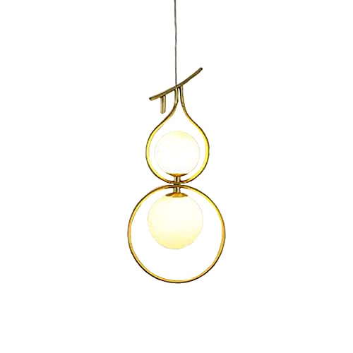 Chandelier de gourde nordique en pur cuivre précieux YRYRYW G4