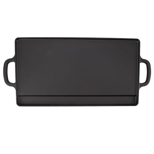 Placa Ideal de Doble Cara para Gas e inducción: Calefacción Rápida y Placa Fácil y Enfermo para Cocción Al Aire Libre y Interior