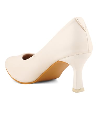 Image of ELLE Women's Solid Stiletto Heel Slip-On Pumps