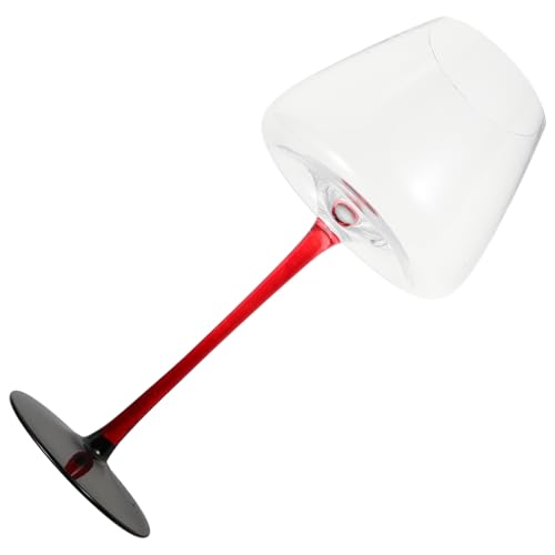 PRETYZOOM Verres à Vin Rouge Bourgogne 710 Ml En Cristal Clair, Tige Haute Ergonomique, Grand Gobelet Professionnel Pour Dégustation, Fête Et Usage Quotidien, Verre à Pied Réutilisable