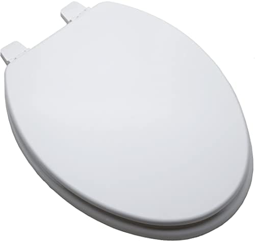 PROFLO PFTSWE2001 Elongated Closed-Front Toilet Seat and Lid - White