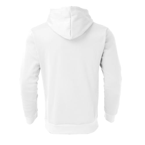 Ymosrh Men's Casual Hoodies Solid Color Sweatshirts Long Sleeve Athletic Workout Pullover Hoodie, S-3XL2