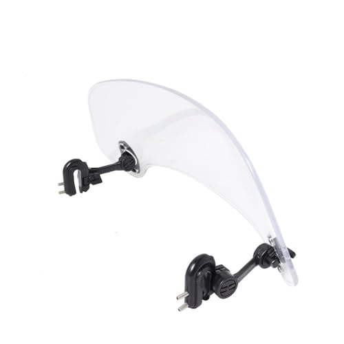 Moto pare-brise extension déflecteur réglable universel