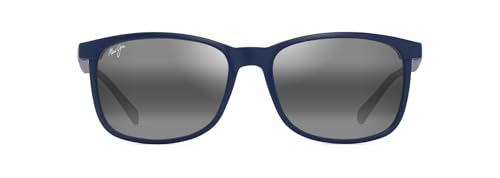 Maui Jim Hulili Gafas, Matte Blue, 57-17-145 Unisex Adulto