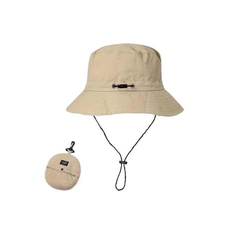 Chapeau de pêcheur imperméable été bob pliable anti-UV chapeau soleil fin